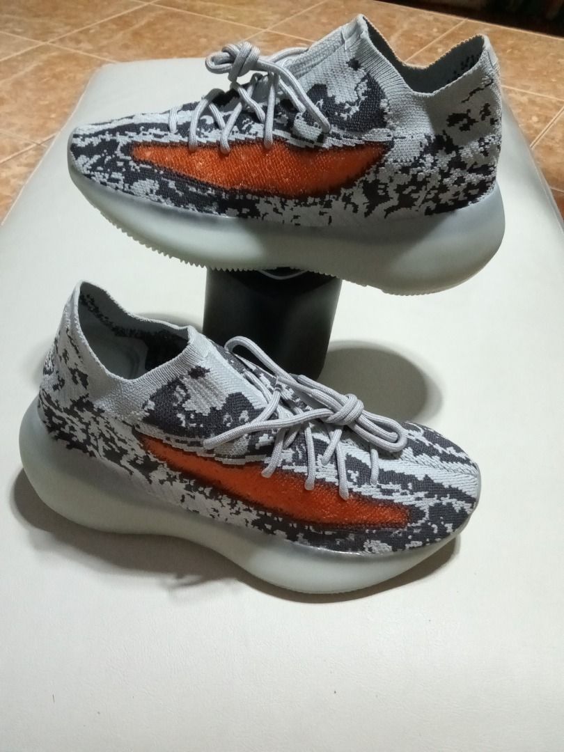 Yeezy 380 grey and orange hotsell
