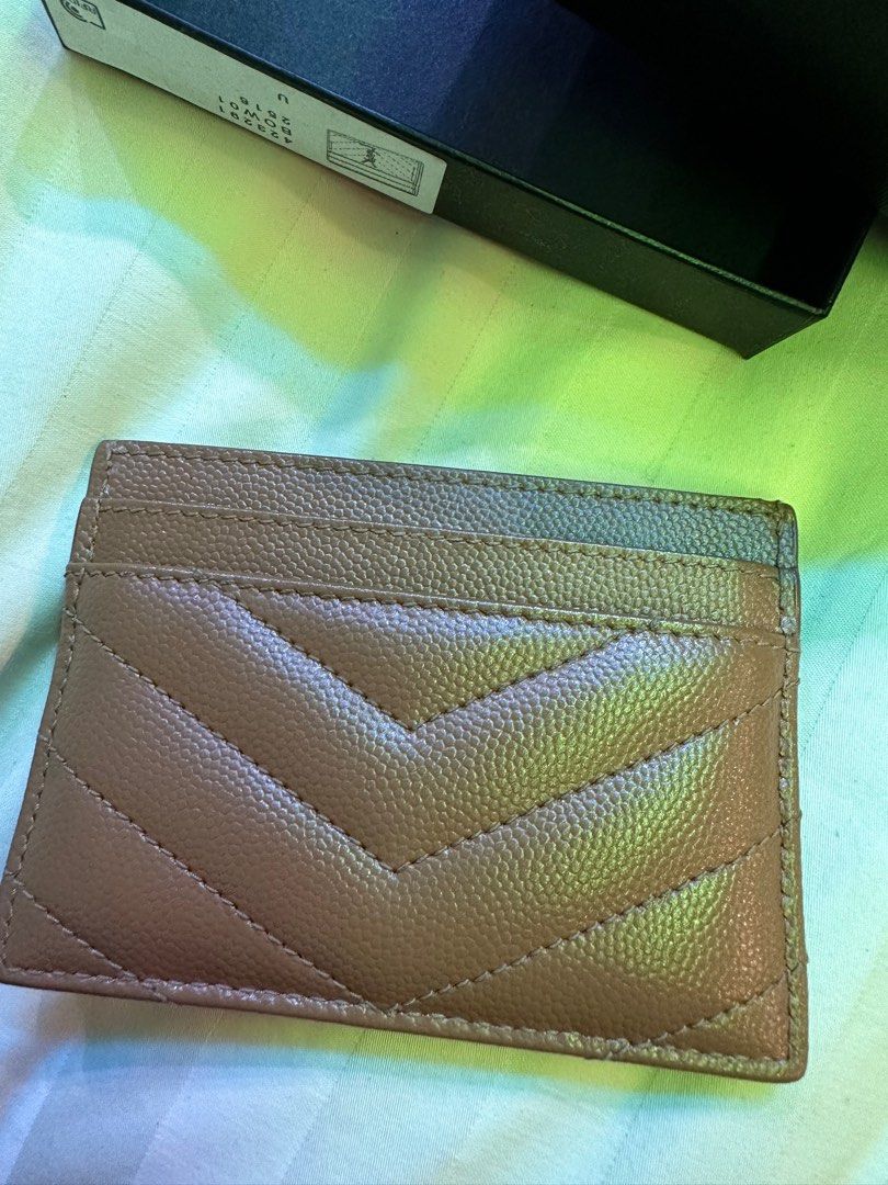 YSL Card Holder, Luxury, Bags & Wallets on Carousell