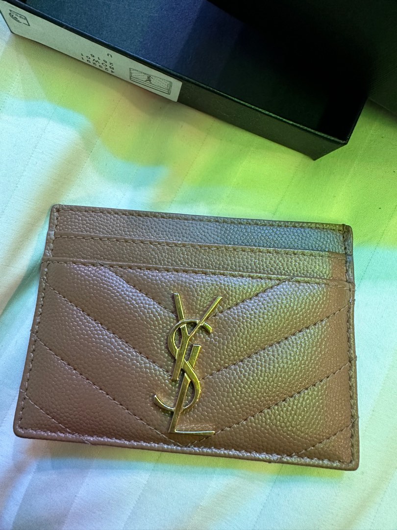 YSL Card Holder, Luxury, Bags & Wallets on Carousell
