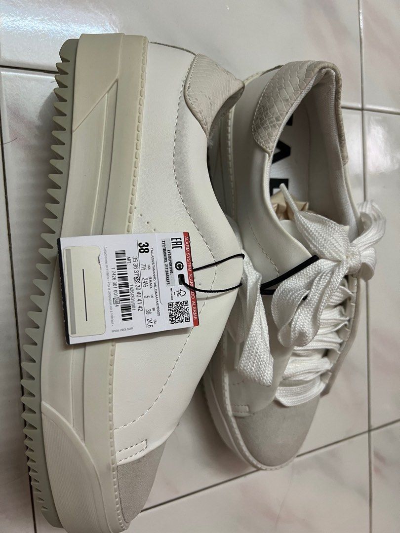 ZARA platform sneakers, Women's Fashion, Footwear, Sneakers on Carousell