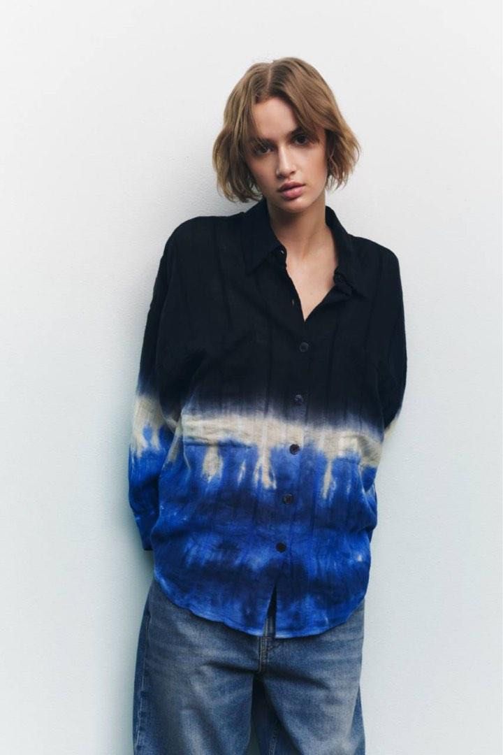 Zara tie dye blouse Clearance