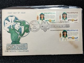 1st Day Issue 1966 25th Anniv. Girl Scout of the Philippines