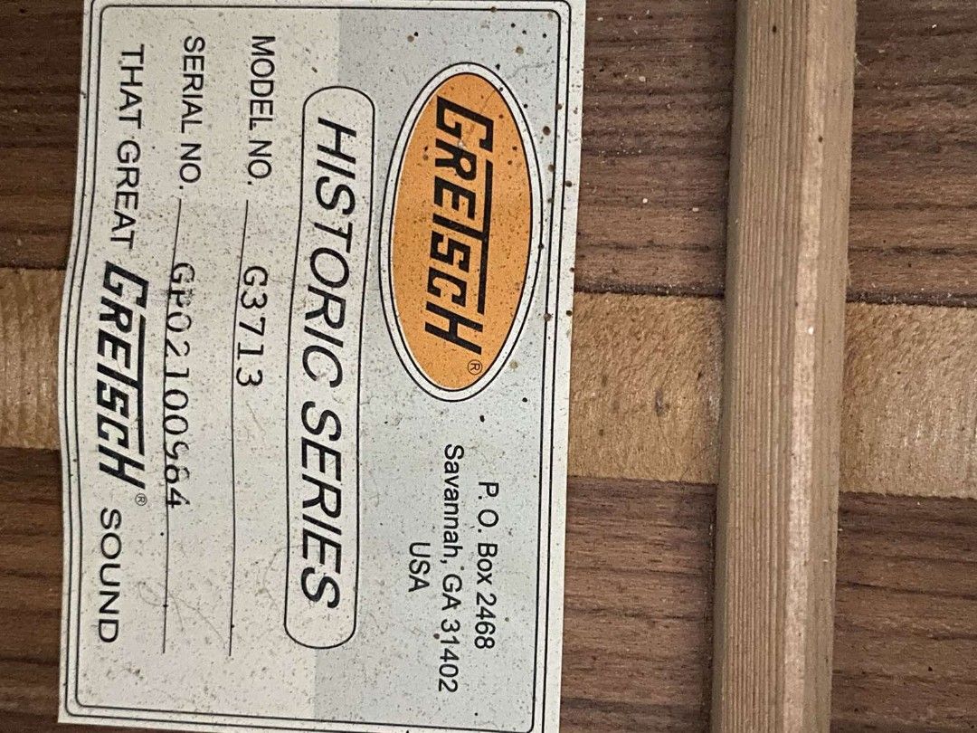 gretsch historic series g3713