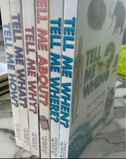 6 Books in 1 set: Tell Me Why? When? What? Where? How? About?