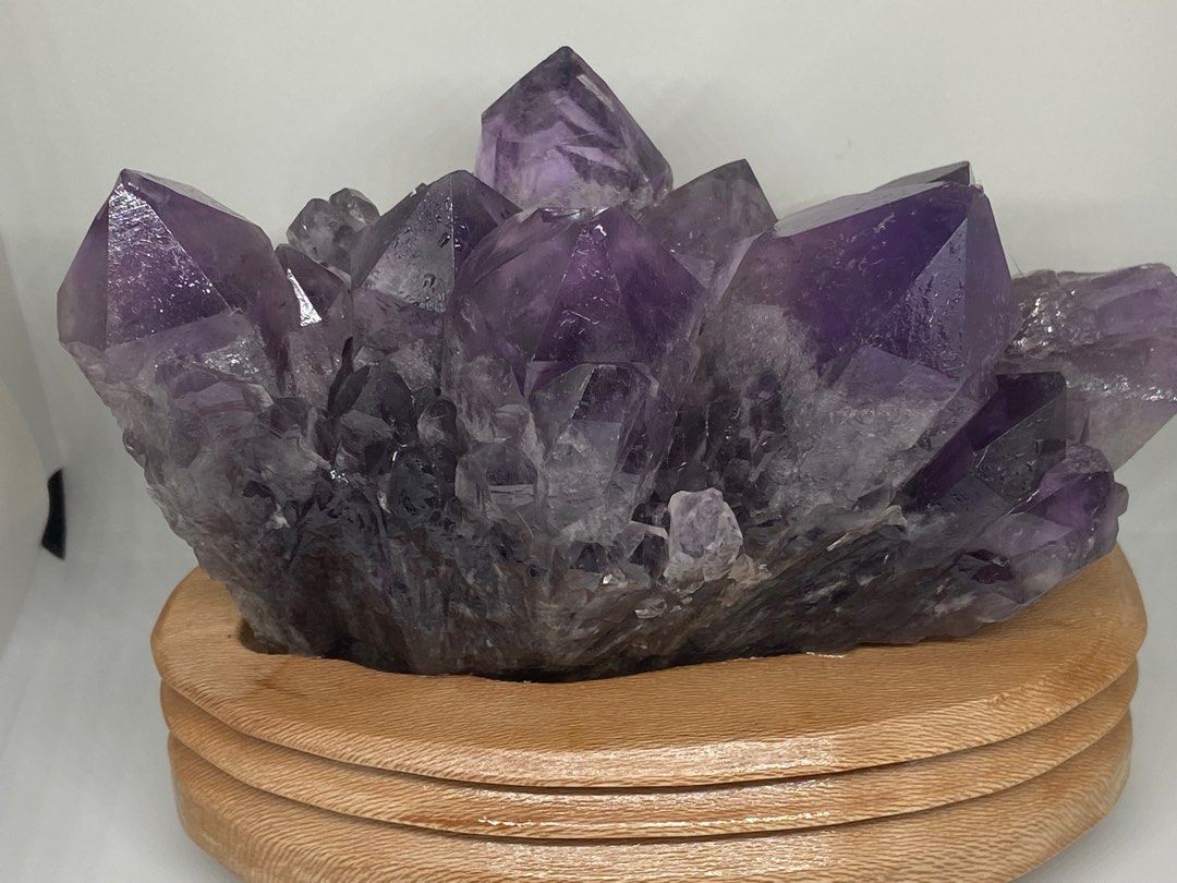 紫水晶權杖晶軸, 女裝, 飾物及配件, 寶石、鑽石、水晶  l