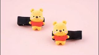 (全新)小熊維尼 兒童 小孩 卡通 髮夾 Winnie the Pooh hair clip