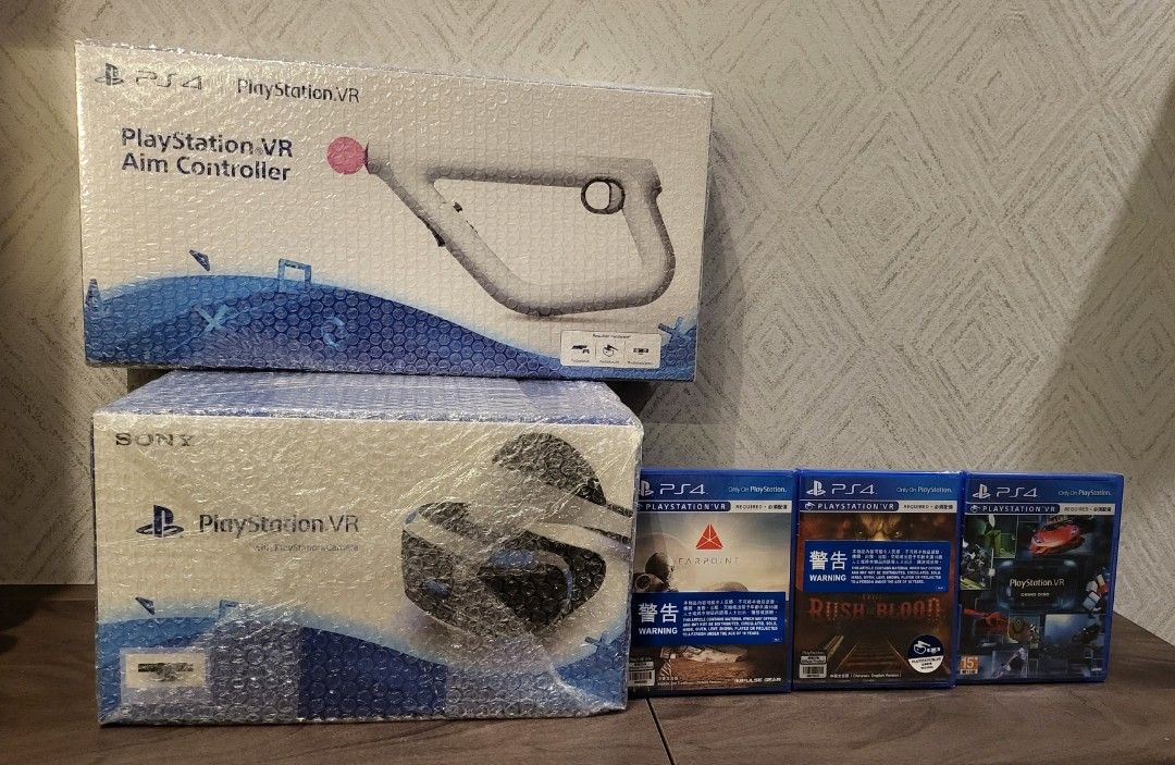 全新未開封] Sony PlayStation PSVR + Camera set + VR Aim Controller