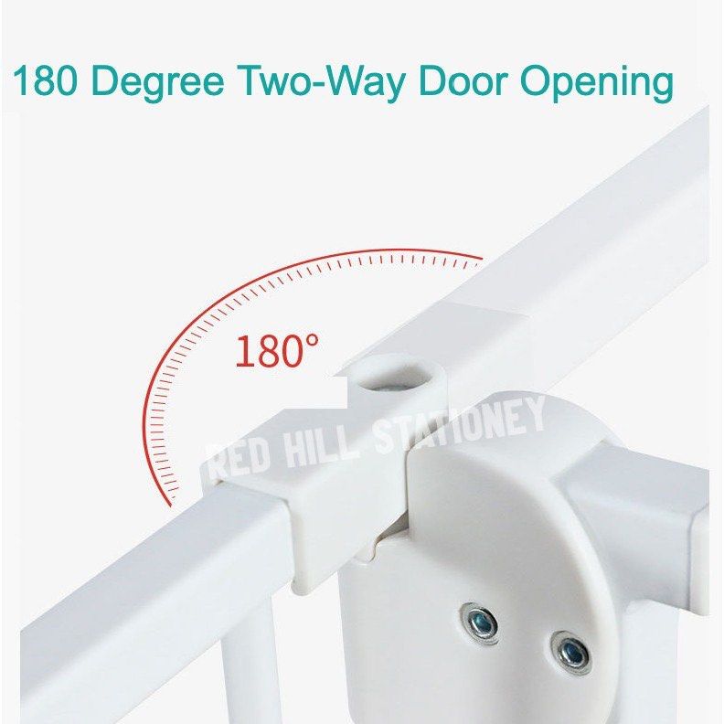 Adjustable Baby Safety Gate Automatic Close Door For Pet Kids Fence