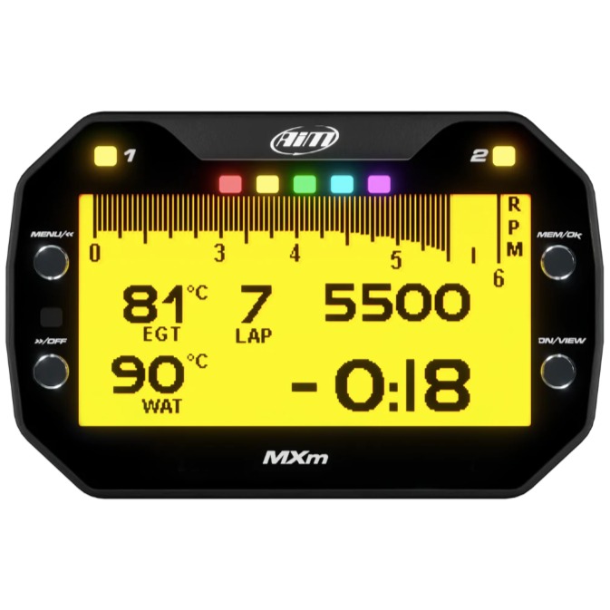 AiM MXm 5" Data Logging Dash with GPS, Car Accessories, Electronics ...