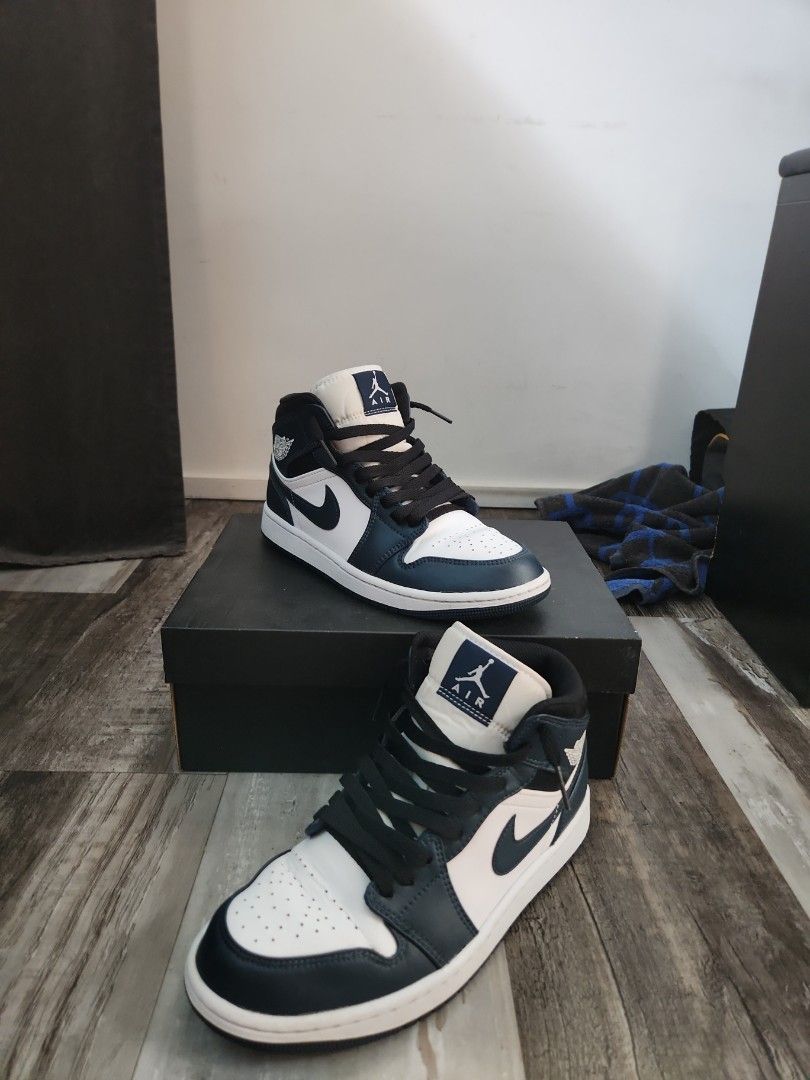 Air jordan 1 mid cheap armory navy