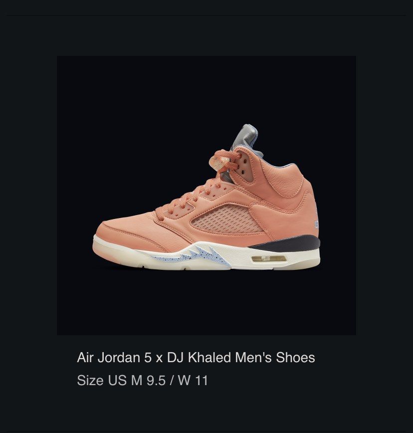 Air Jordan 5 x DJ Khaled