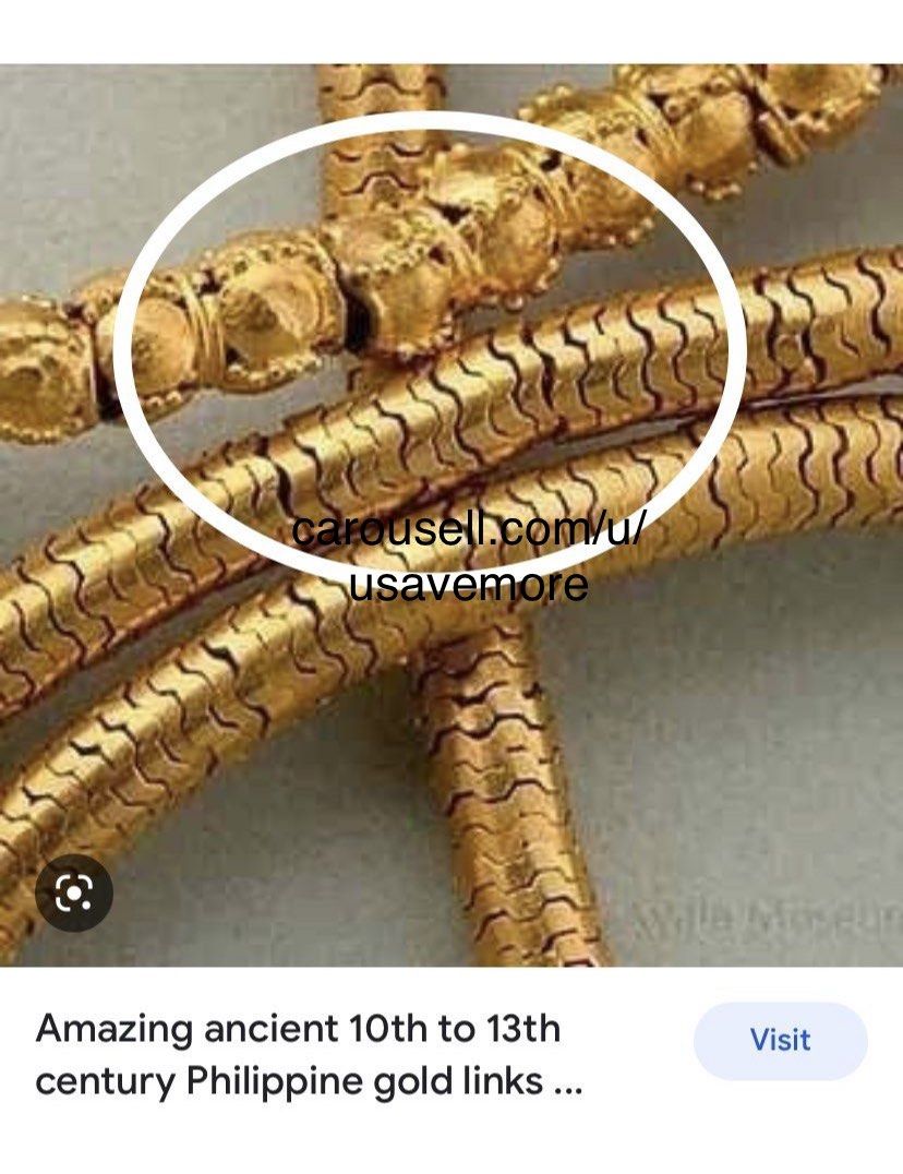 Ancient Philippines Excavated SURIGAO Gold Treasures, Hobbies & Toys