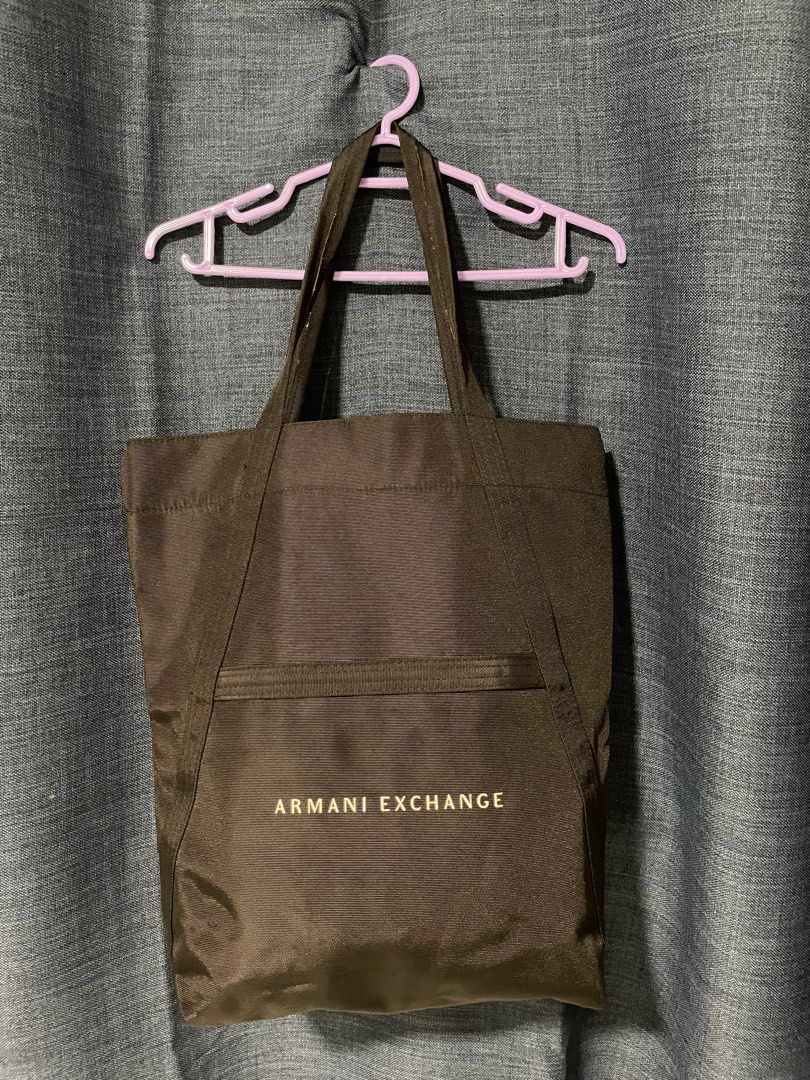 armani exchange shopper tote bag