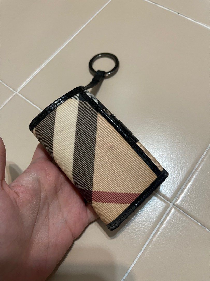 Authentic cheapest Burberry key pouch case Women s Fashion