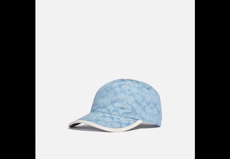 Authentic Coach Signature Chambray Baseball Cap FREE SHIPPING, Women's ...