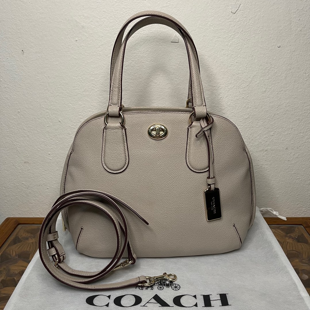 Authentic COACH Turnlock Satchel Bag, Women's Fashion, Bags & Wallets