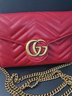 Gucci white monogram wallet, Luxury, Bags & Wallets on Carousell