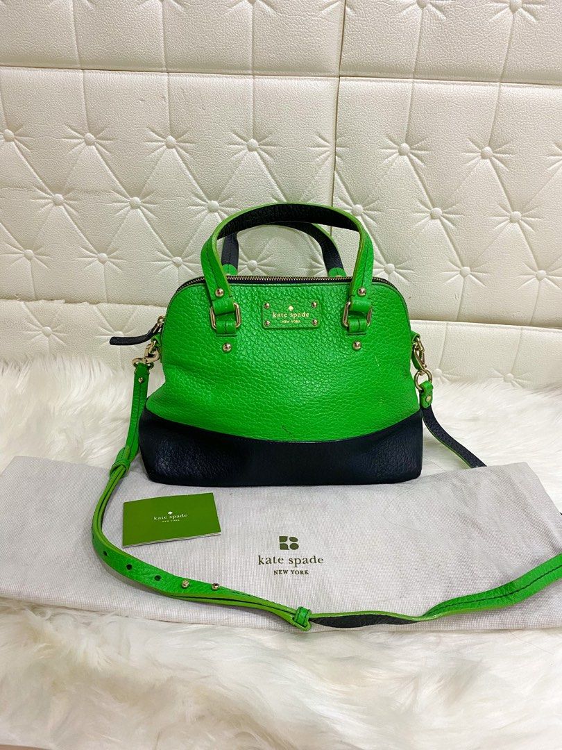 AUTHENTIC Kate Spade Green Blue Alma Sling Bag