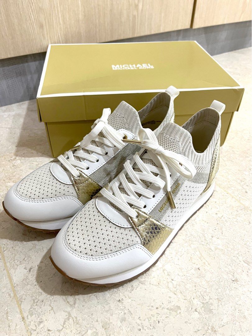 Mk sale white trainers