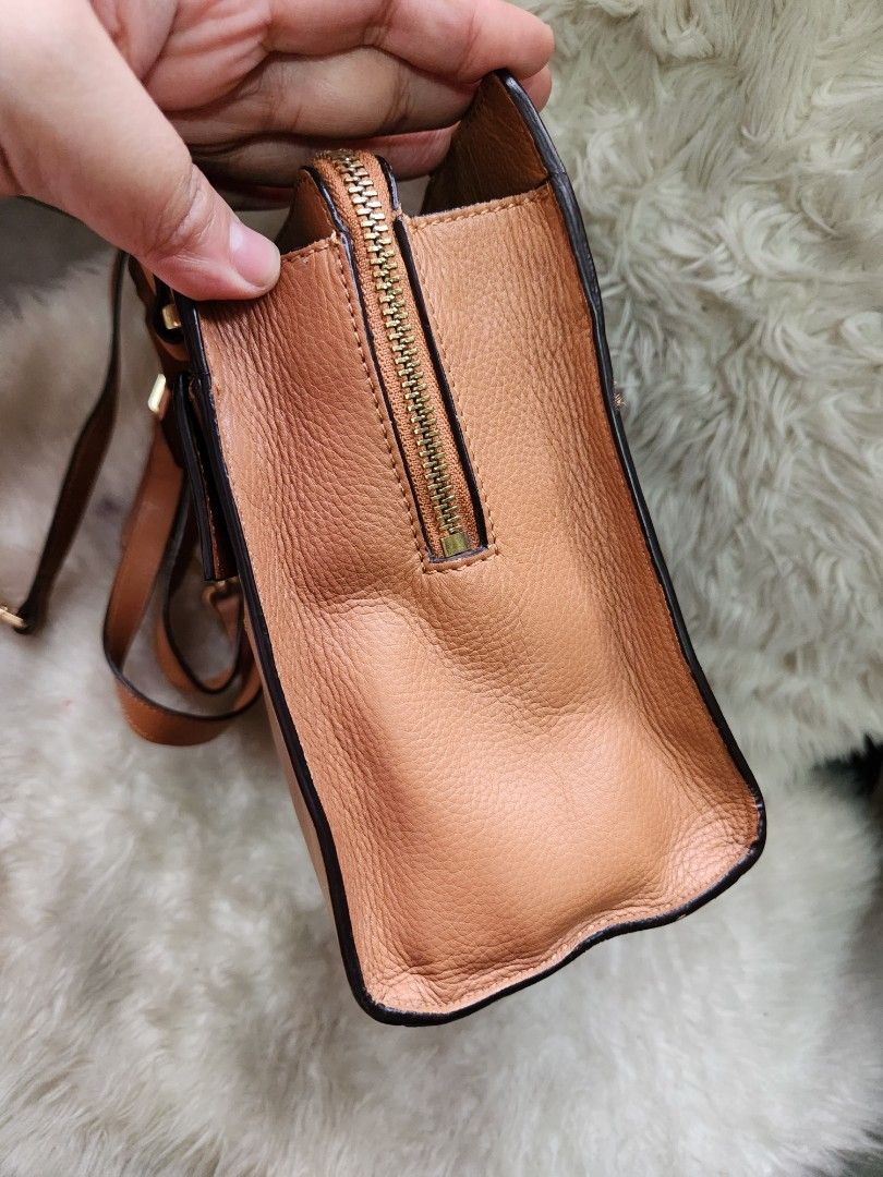 Authentic Modalu England Erin Caramel/Tan bag like Senreve Polene