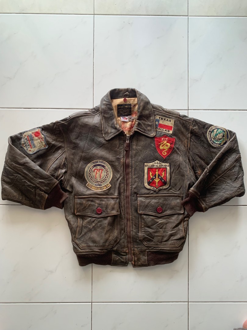 Avirex Type G-1 Leather Jacket Spec 7823 (AER), Men's
