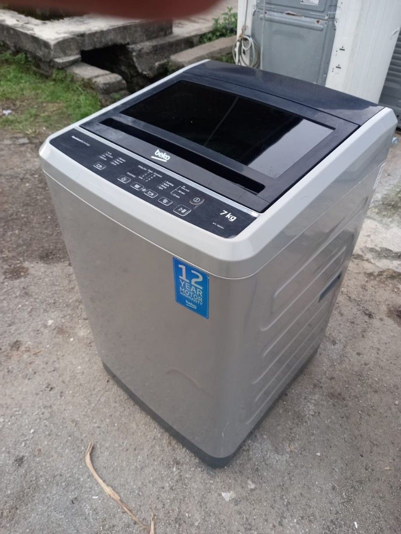 BEKO top load washing machine 7 kg, TV & Home Appliances, Washing Machines and Dryers on Carousell