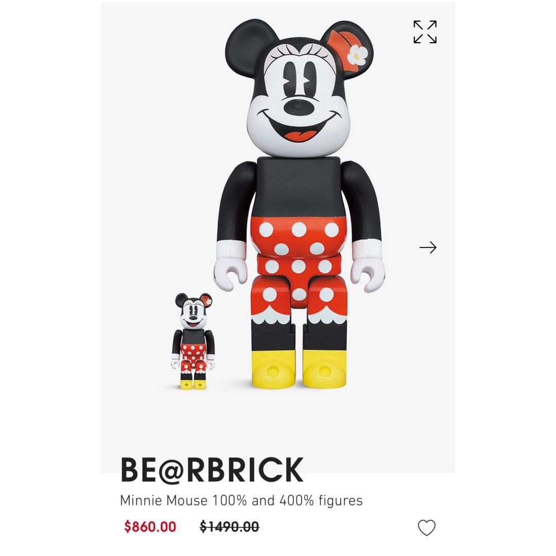 BE@RBRICK Disney Minnie mouse 1000% - その他