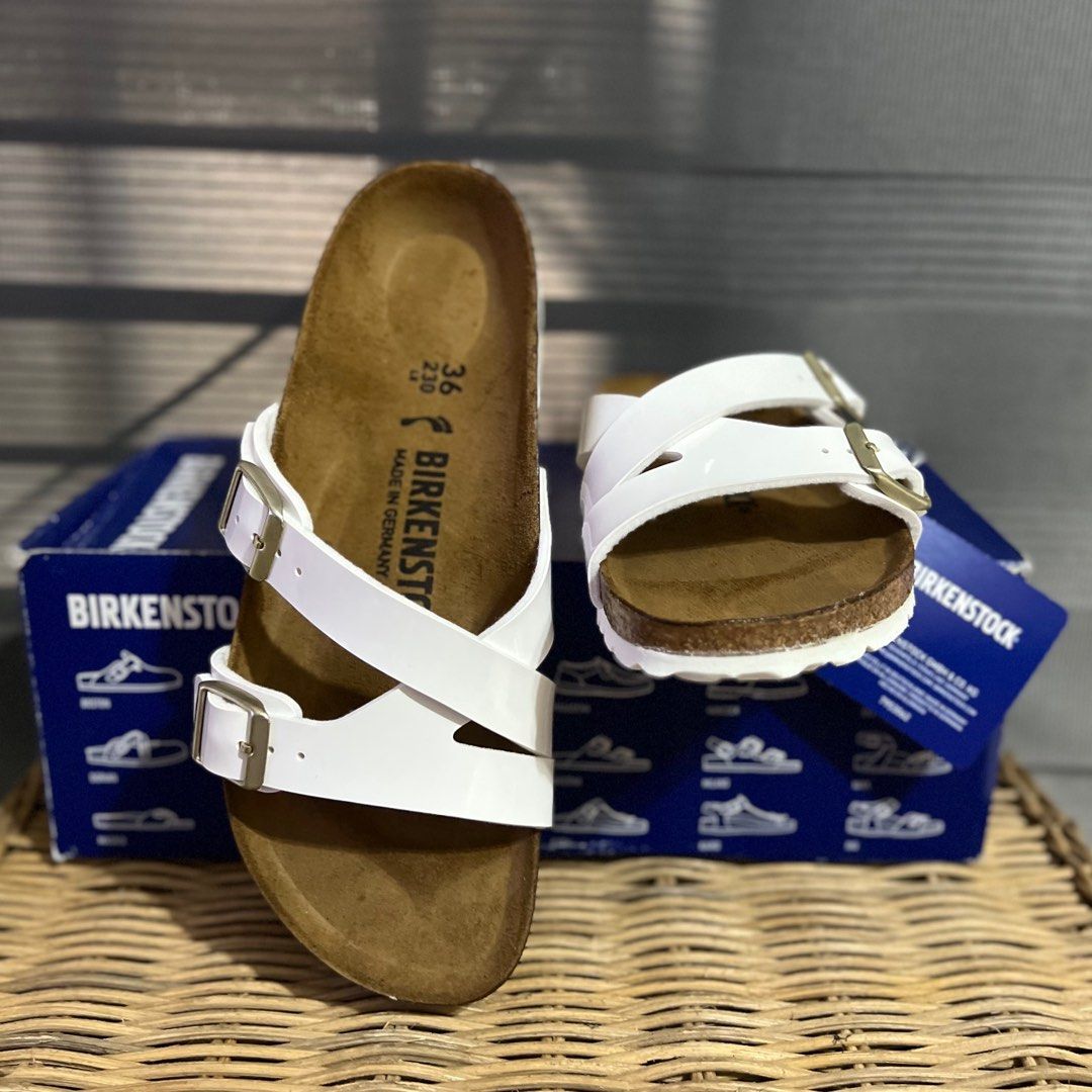 Yao online birkenstock white
