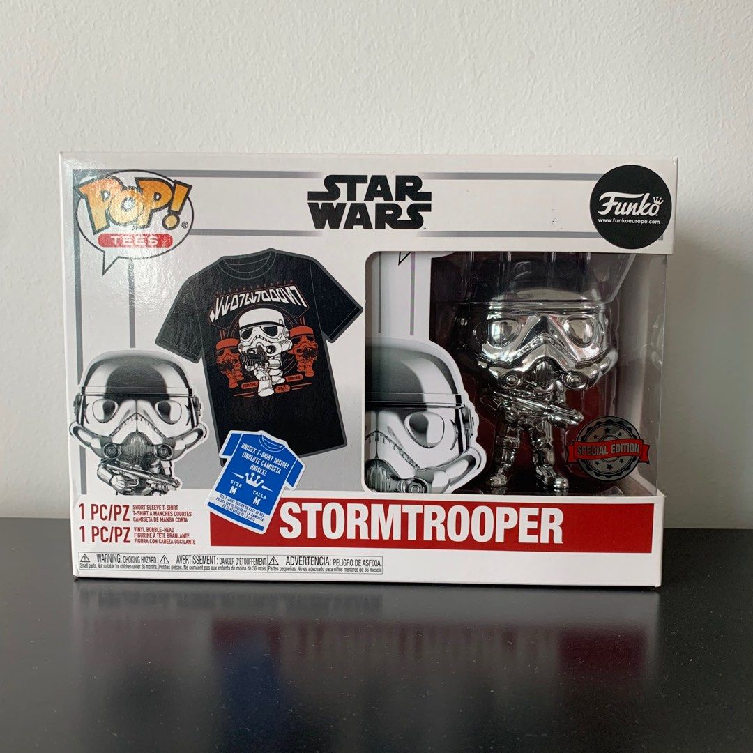 BNIB Star Wars Funko Pop Tee Exclusive Bundle (Special Edition