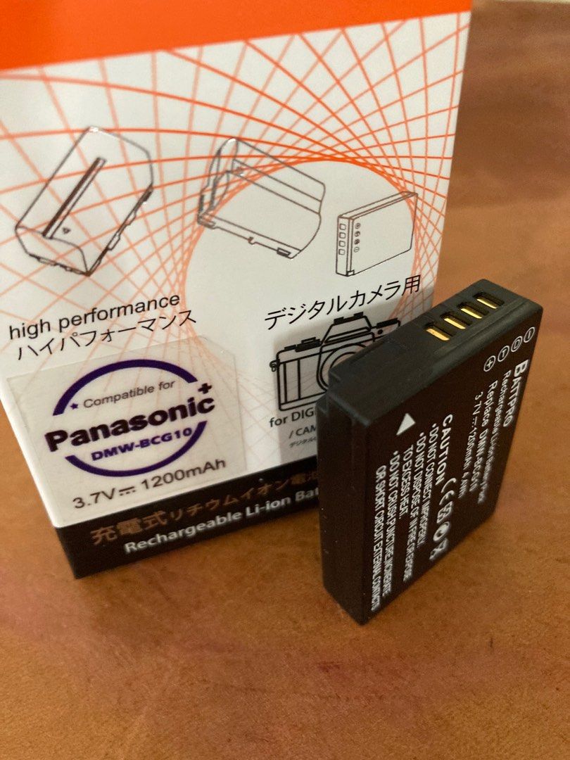 Camera accu DMW-BCG10E voor Panasonic fotocamera Camera accu DMW-BCG10E voor Panasonic fotocamera