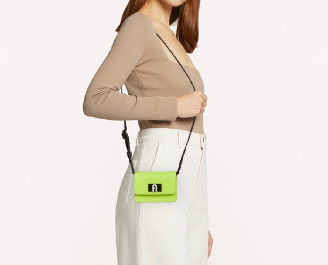 Brand New Furla Micro Crossbody Giallo Women s Fashion Bags