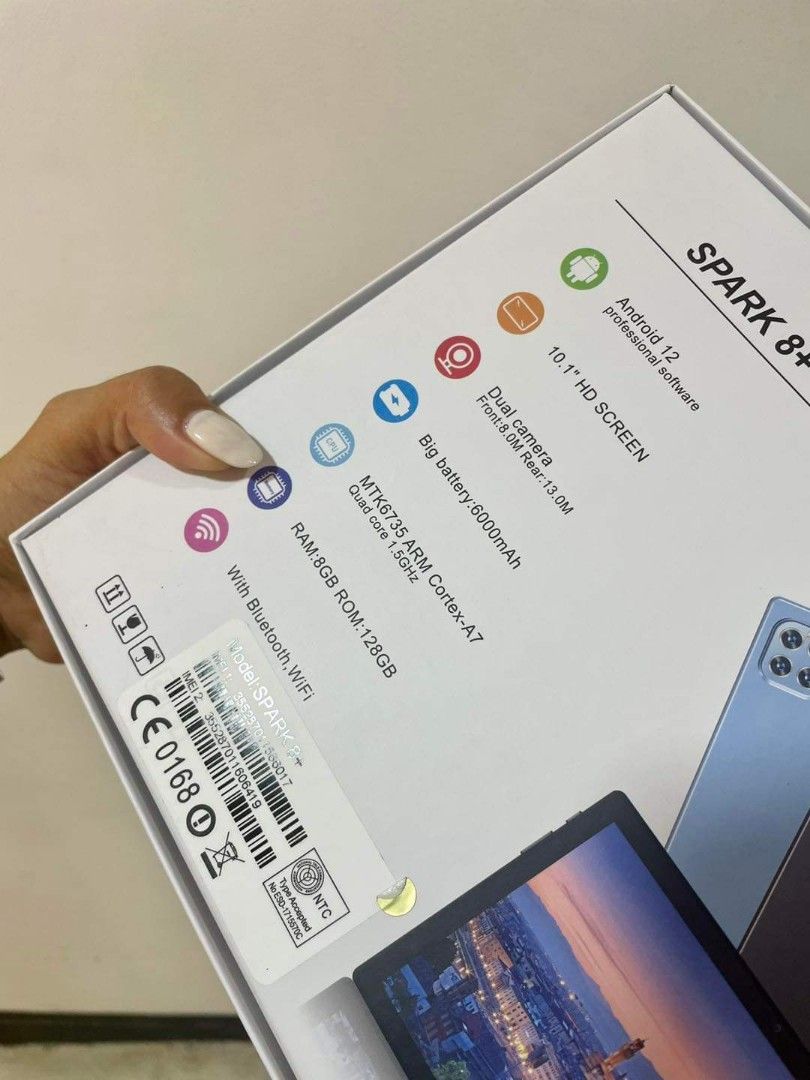 BRAND NEW SPARK 8+, Mobile Phones & Gadgets, Tablets, Android on Carousell