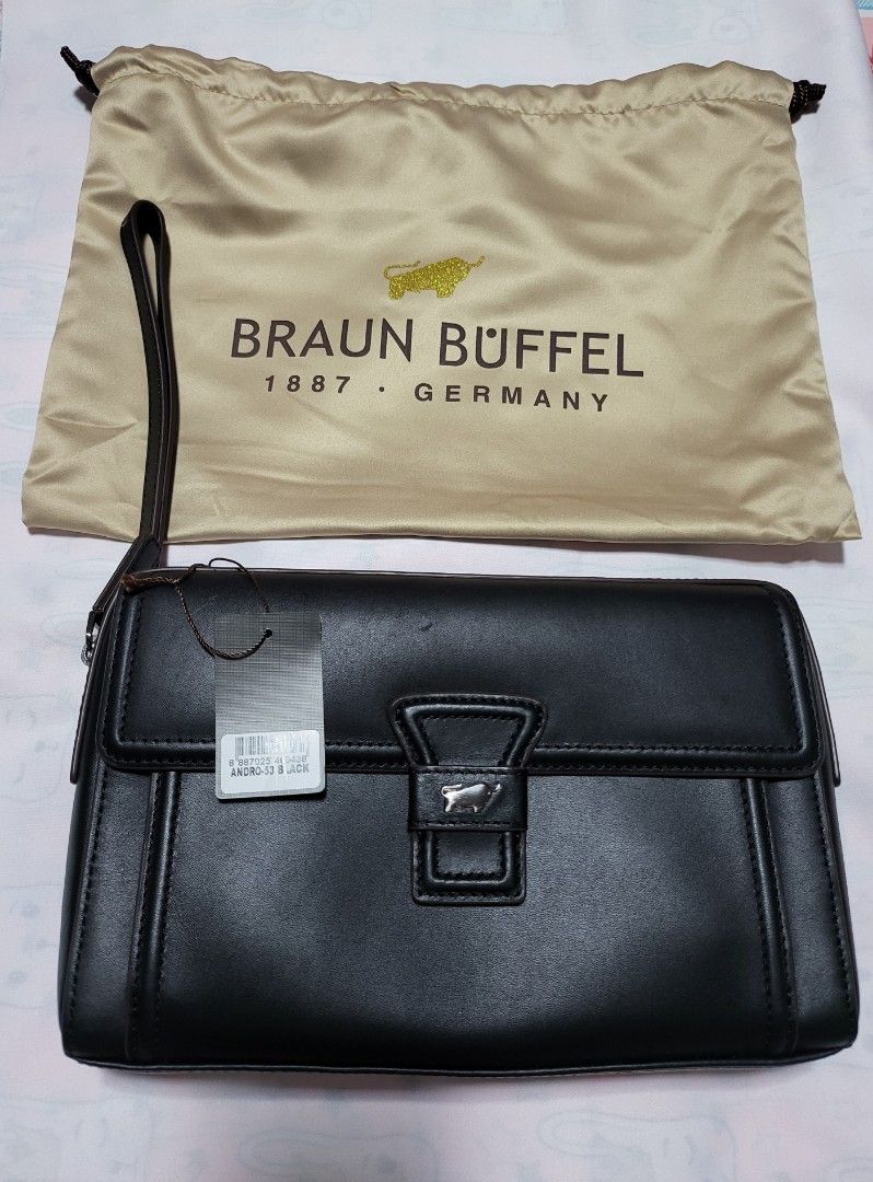 Braun Buffel Andro Clutch Bag, Men's Fashion, Bags, Belt bags, Clutches