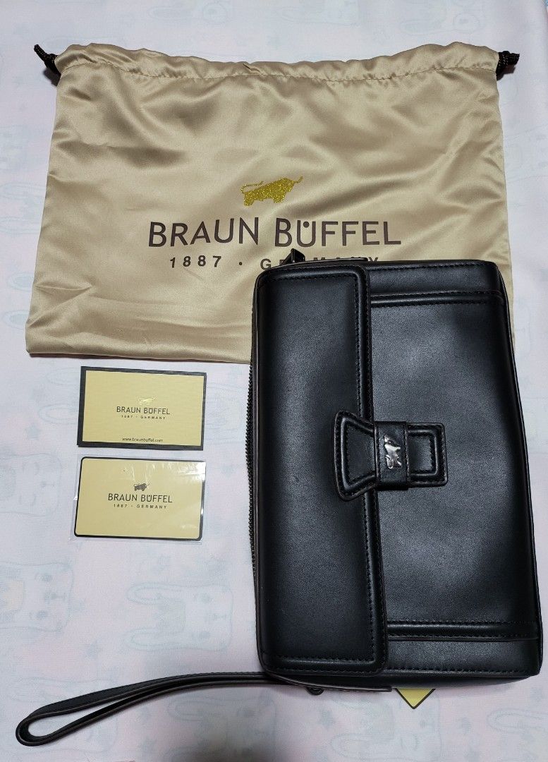 Braun Buffel Andro Clutch Bag, Men's Fashion, Bags, Belt bags, Clutches and Pouches on Carousell