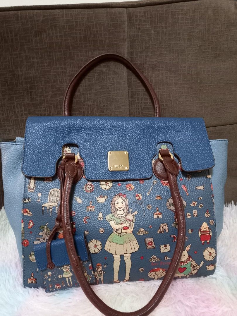 Brera…Blue Saffiano Leather Bag, Women's Fashion, Bags & Wallets, Shoulder  Bags on Carousell