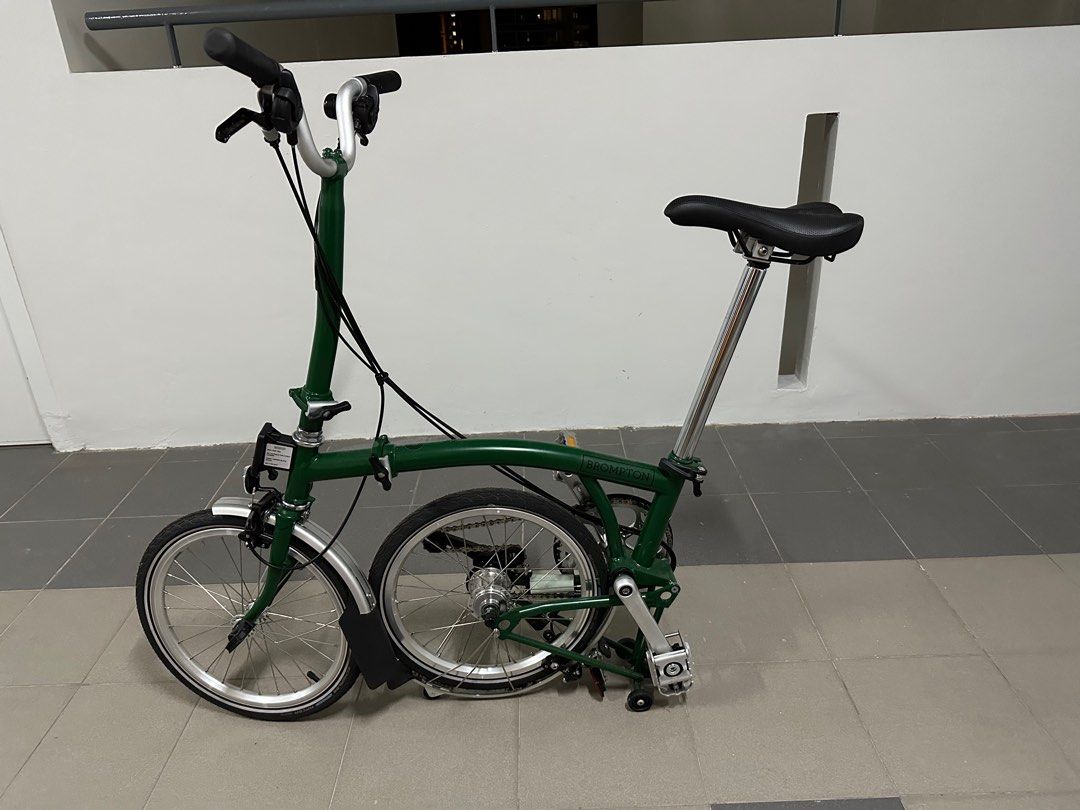 Brompton h6l racing green best sale