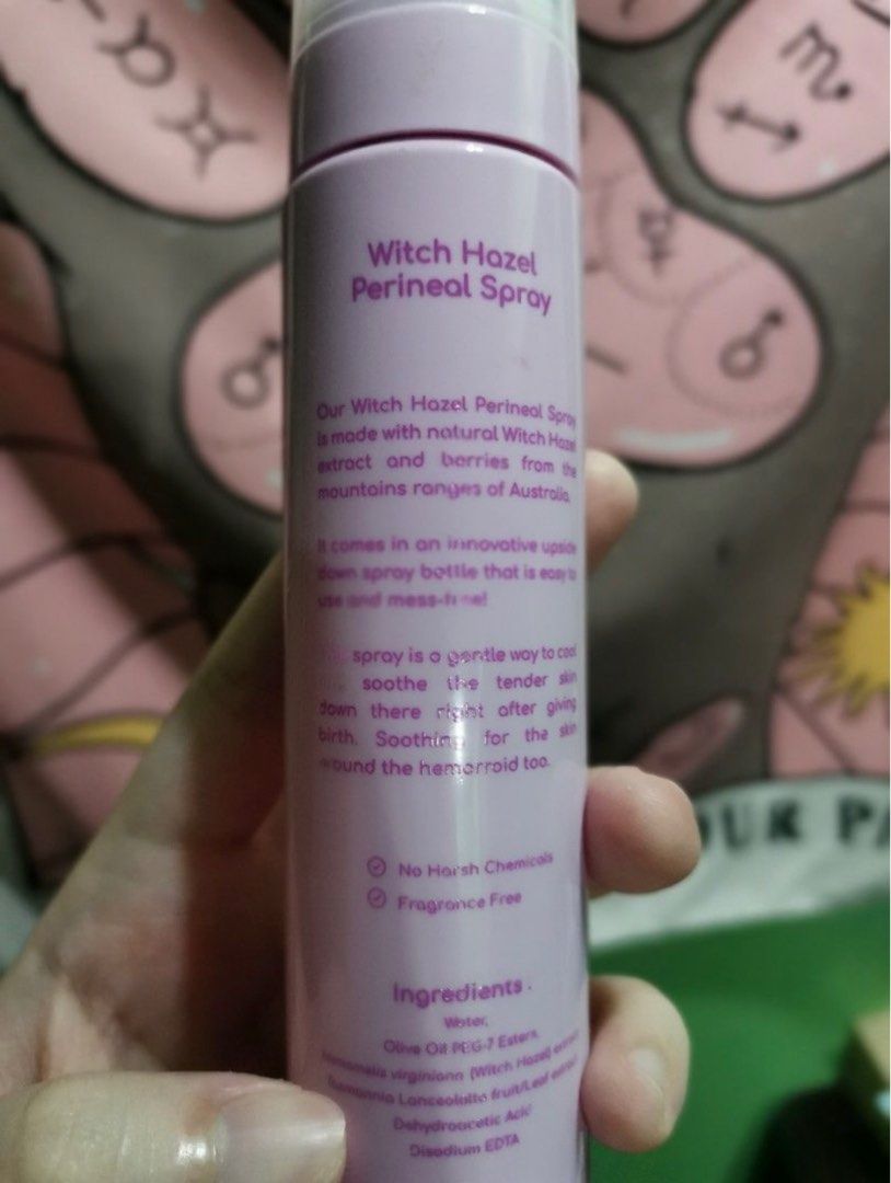 Buds and Blooms Witch Hazel Perineal Spray, Beauty & Personal Care, Sanitizers & Disinfectants