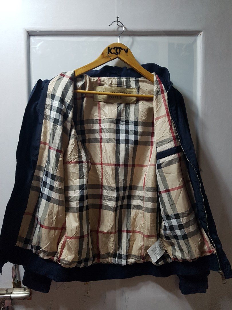 Burberry bomber, Luxury, Apparel on Carousell