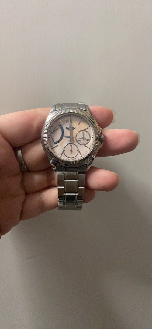 Casio Female Steel Watch