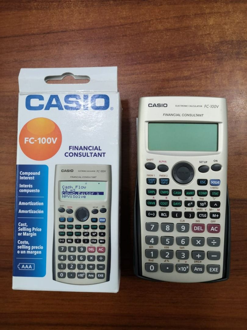 Casio Financial Consultant FC 100V Calculator Hobbies Toys