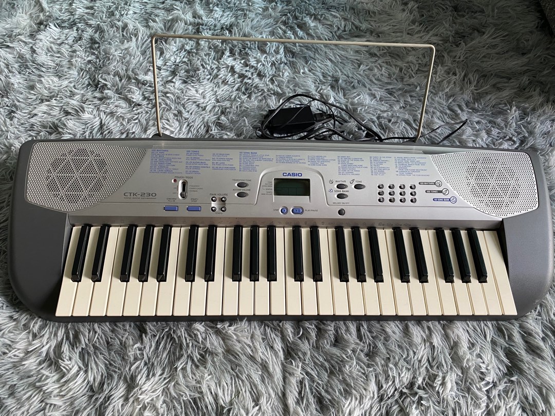 Casio Electronic Keyboard CTK230 (Preloved), Hobbies & Toys, Music