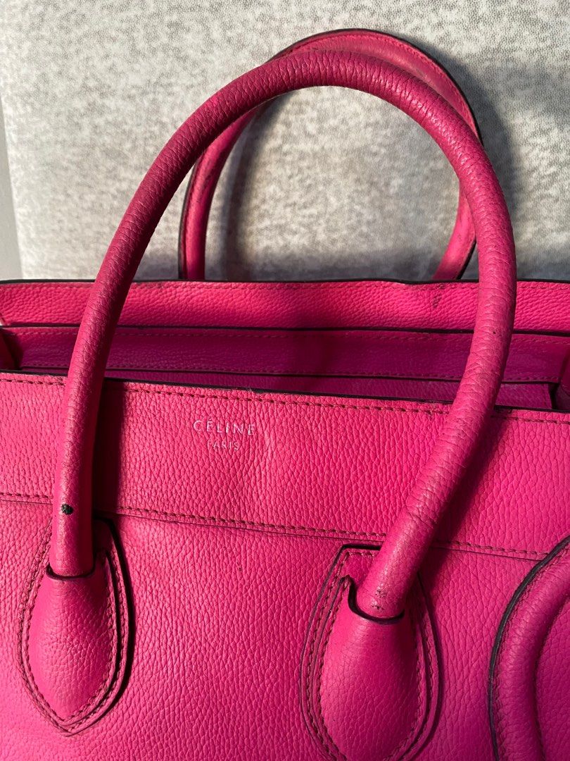 Celine luggage pink best sale