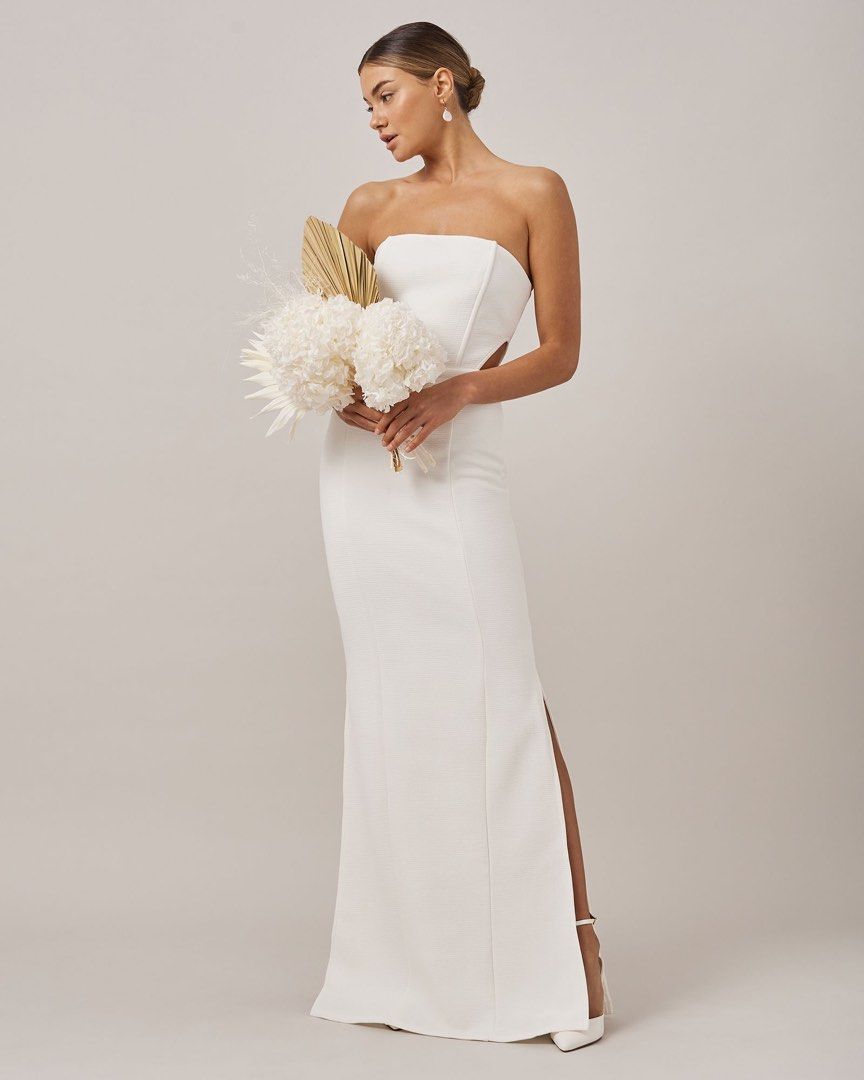chancery white dress