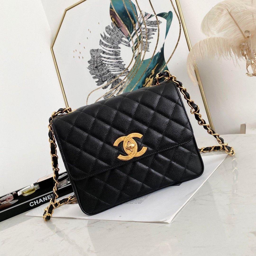 Chanel mini with adjustable pearl and gold-tone metal chain (Holiday  Packaging)