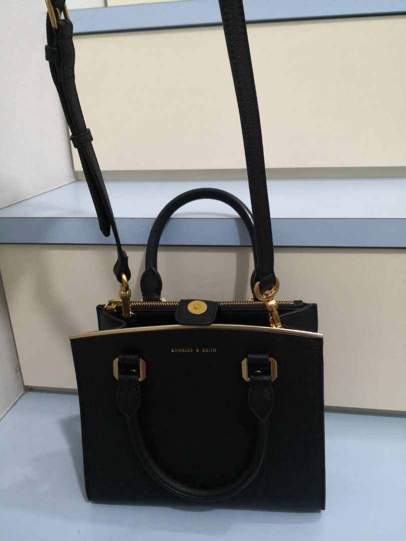 Charles and Keith Classic Structured Handbag Women s Fashion