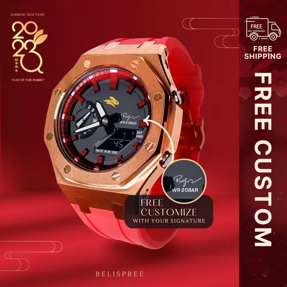 Customize watch with photo store