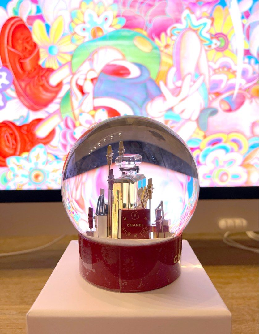 2022 CHANEL SNOW PERFUME GLOBE BALL VIP CHRISTMAS GIFT LIMITED EDITION RARE