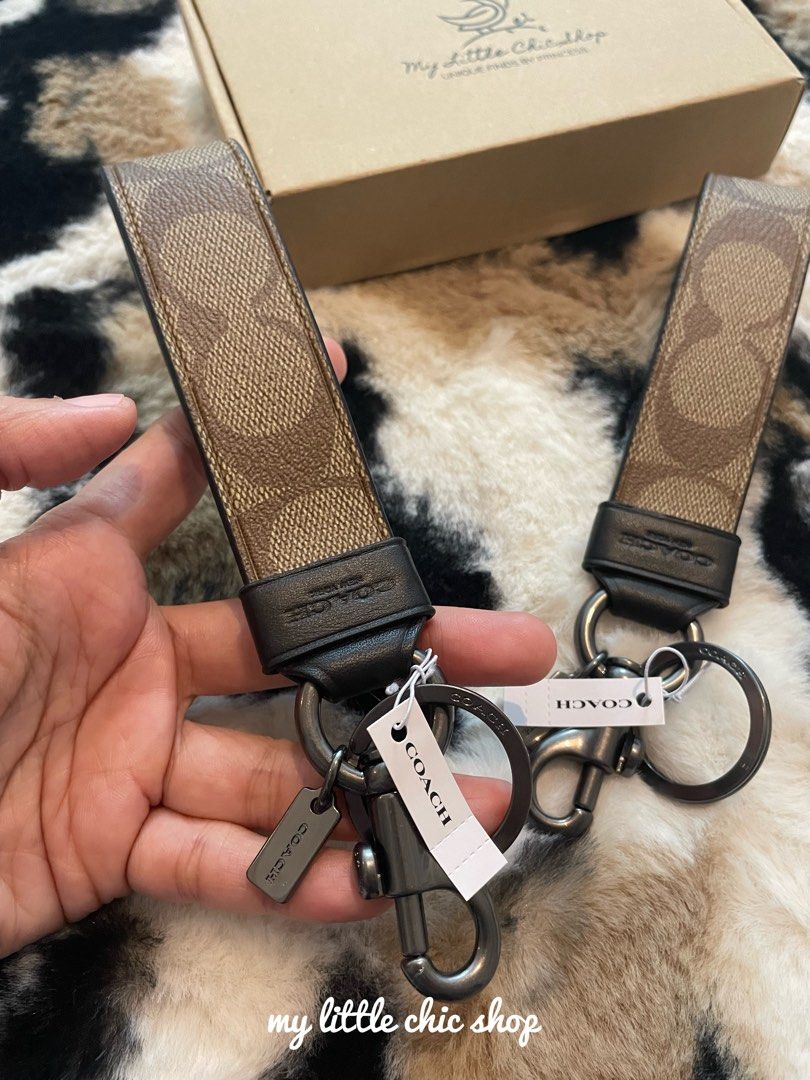 Introducir 71+ imagen coach keychain loop Abzlocal.mx