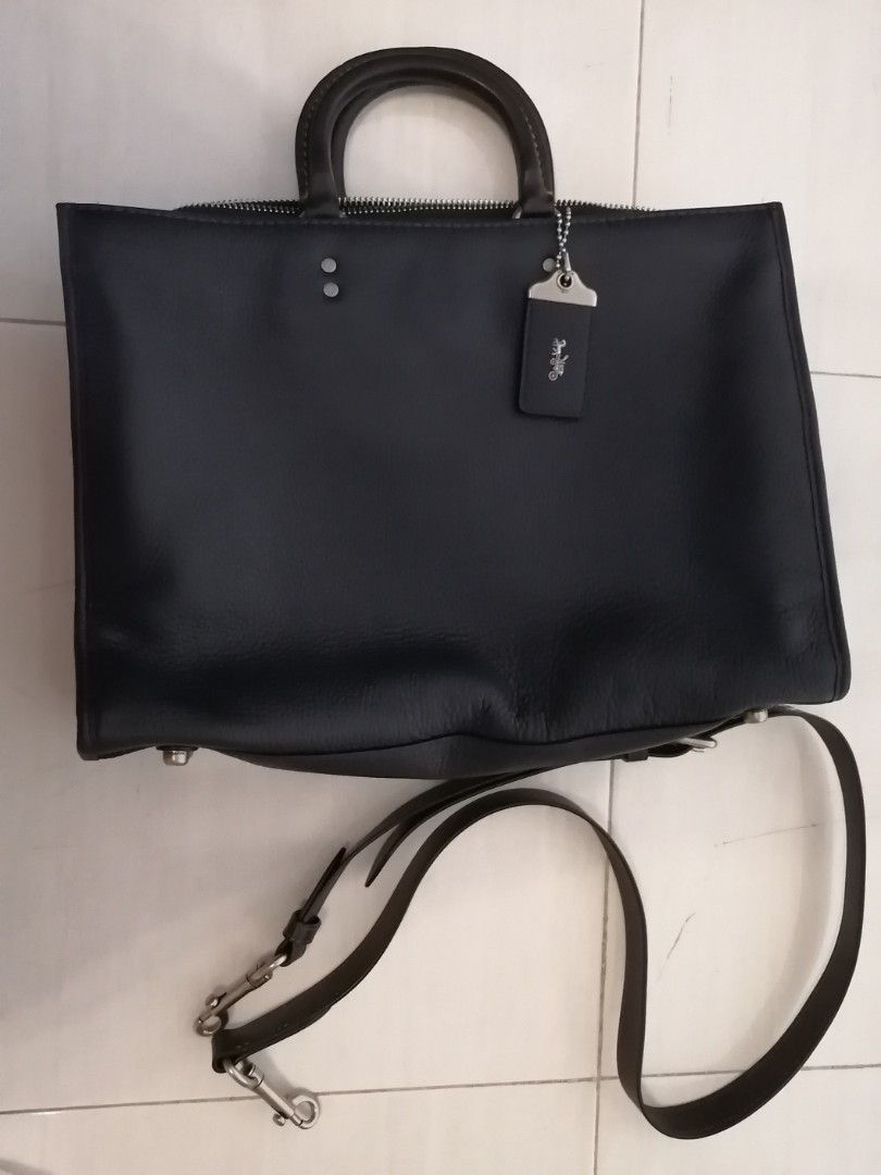 Coach rogue leather briefcase Luxury Bags Wallets on Carousell