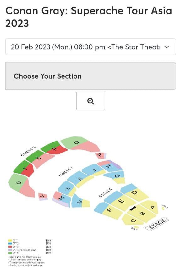 Conan Gray Superache Tour, Tickets & Vouchers, Event Tickets on Carousell